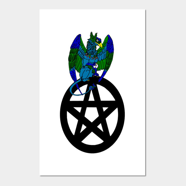 Griffon on a Pentacle